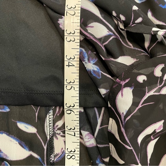 💗 RICKI’S Elegant Black Floral Maxi Dress - Picture 10 of 11